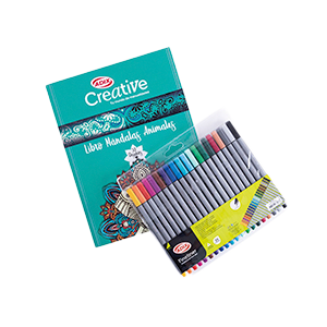 Set libro para colorear con 20 marcadores